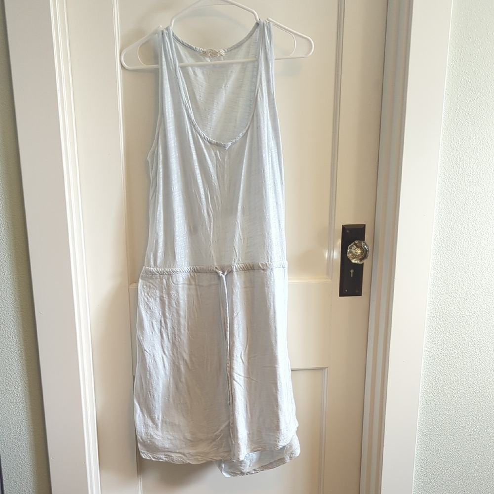 Synergy womens cotton dress with back cut-out large